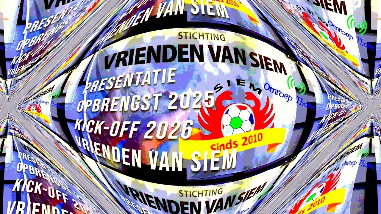 Nieuwjaarsborrel met bekendmakingen - Vrienden van Siem - 2026 Omroep Tholen