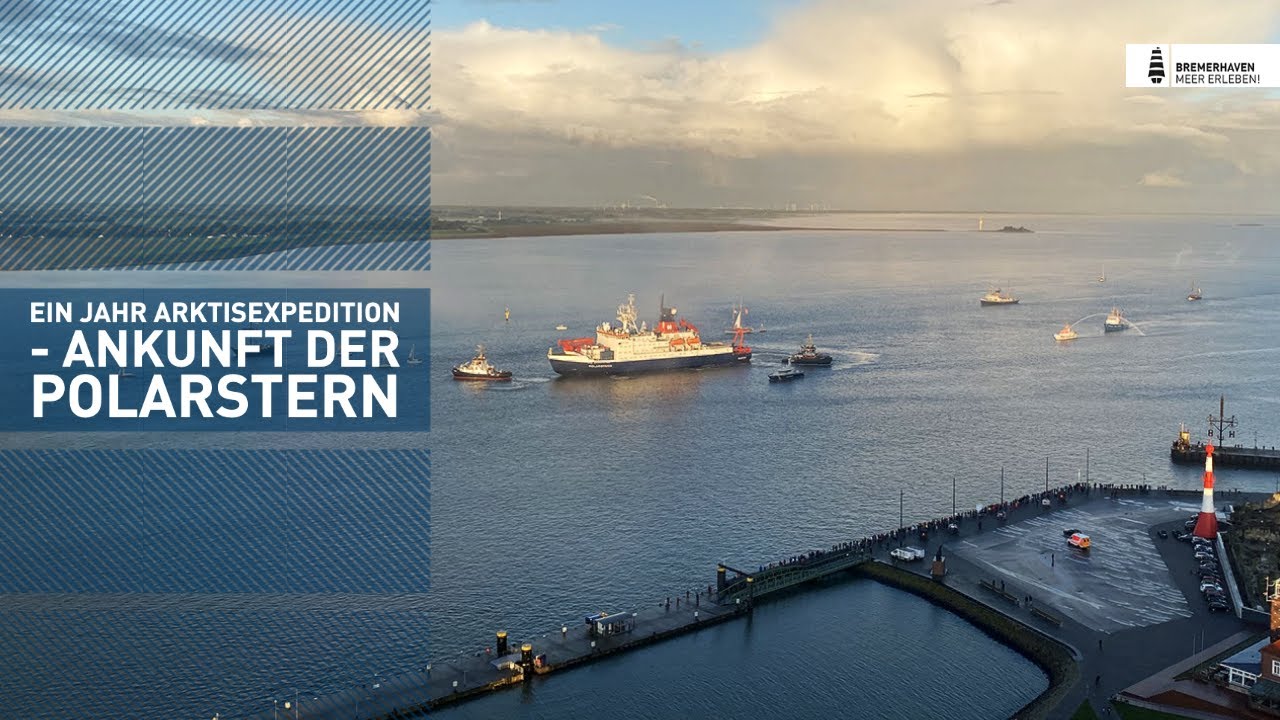 Ankunft der Polarstern in Bremerhaven