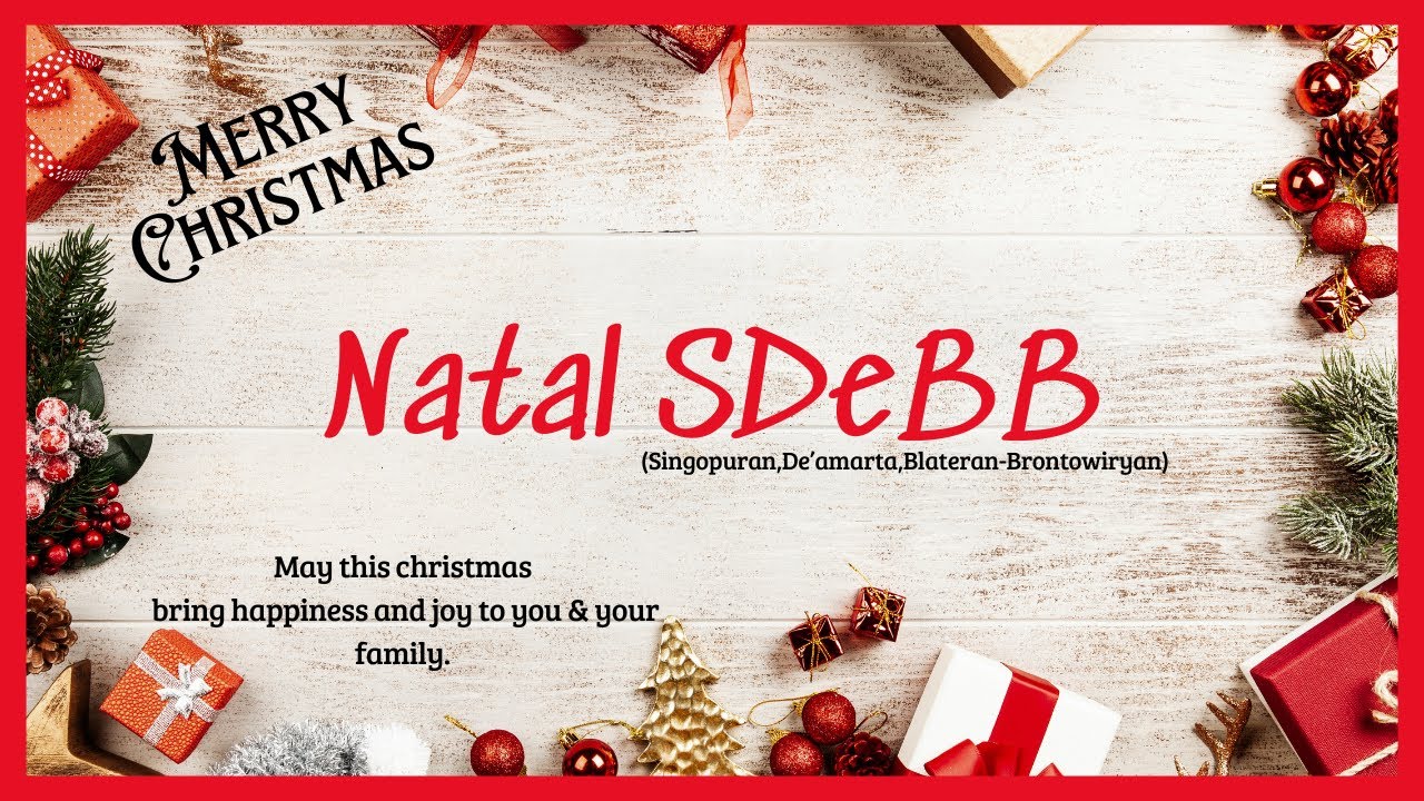 NATAL KELOMPOK SDeB GKJ SABDA MULYA