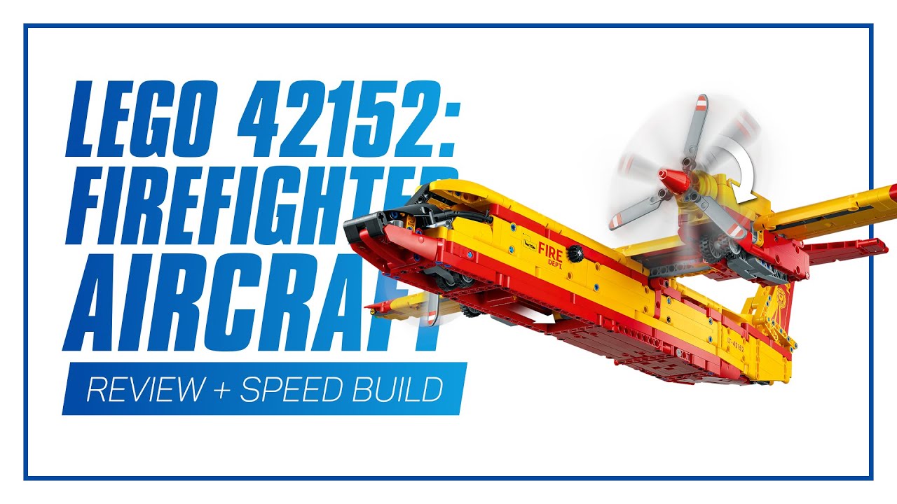 LEGO 42152: Firefighter Aircraft - HANDS-ON REVIEW