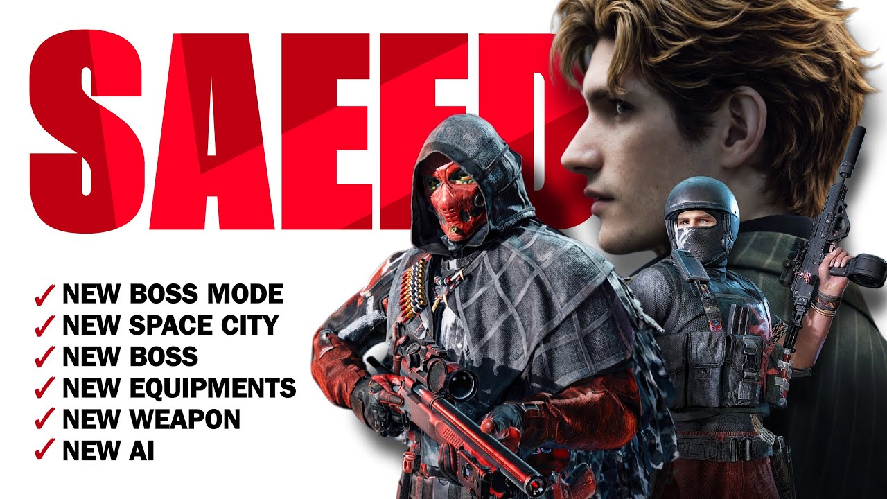 Playing as Saeed against New Boss & his Guards in New Space City 