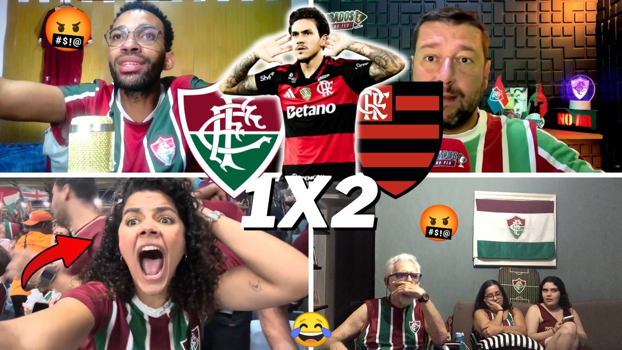 REA&Ccedil;&Otilde;ES DOS TRICOLORES E TRISTEZA TOTAL | FLUMINENSE 1 X 2 FLAMENGO | BRASILEIR&Atilde;O 2026- VAMOS RIR KK