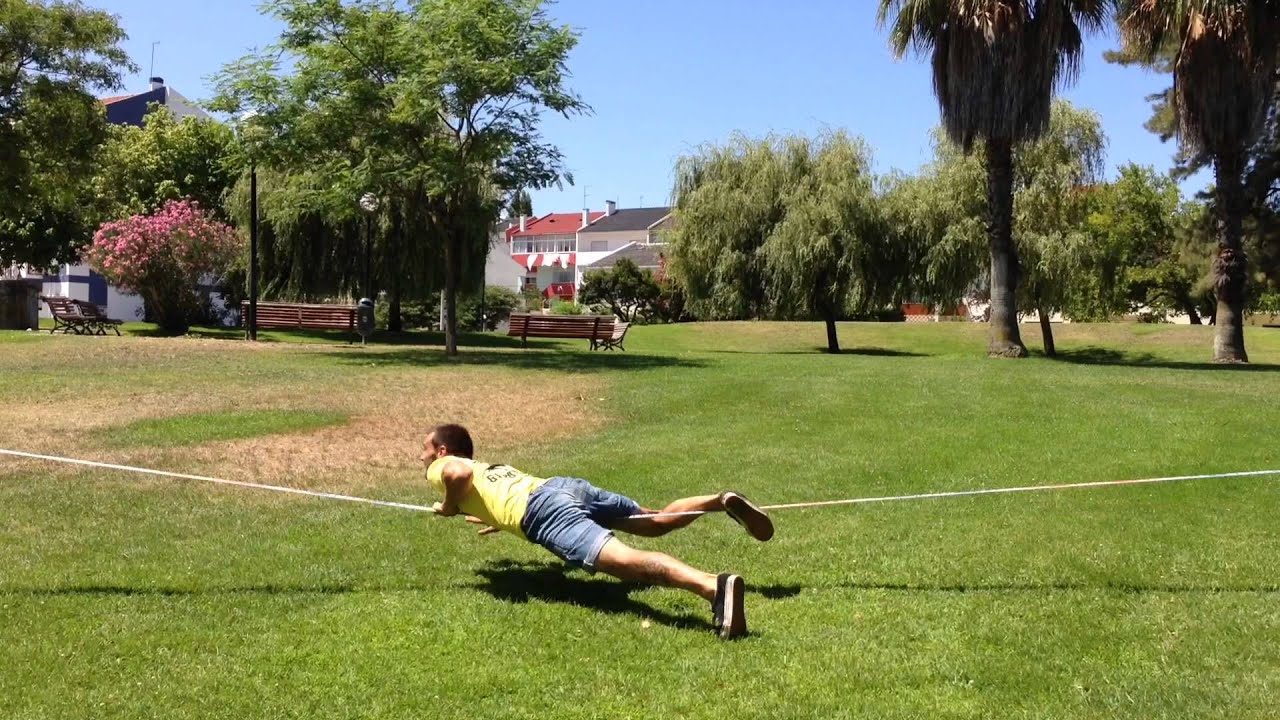 Chest bounce - tutorial by  Gibbon slacklines Porttugal