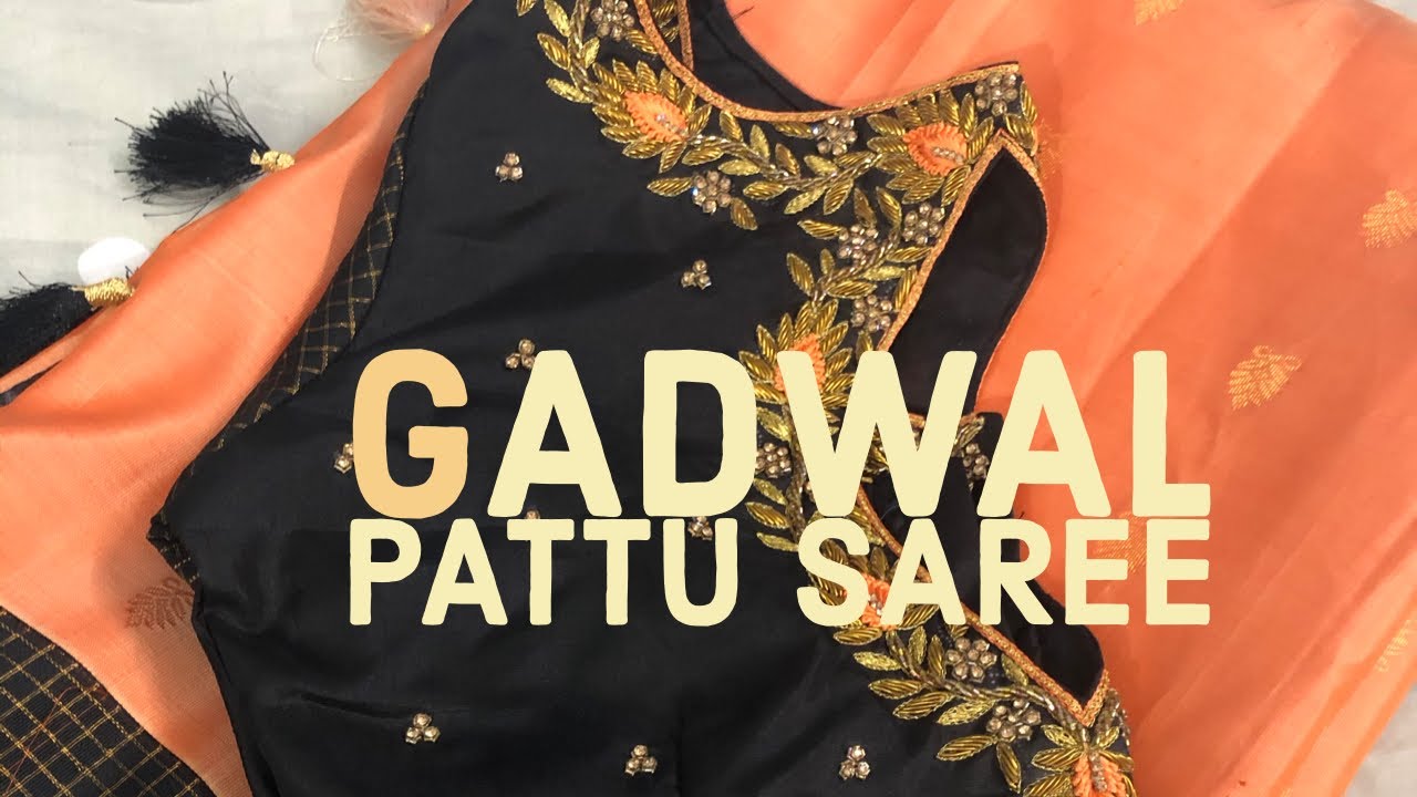 Gadwal pattu saree|| designer work blouse || With price