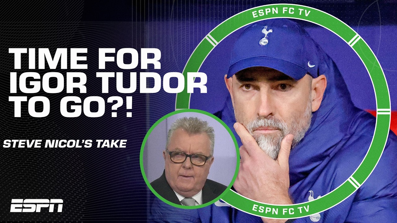 Steve Nicol doesn’t believe in Igor Tudor 🗣️ ‘Sorry you got to go!’ | ESPN FC