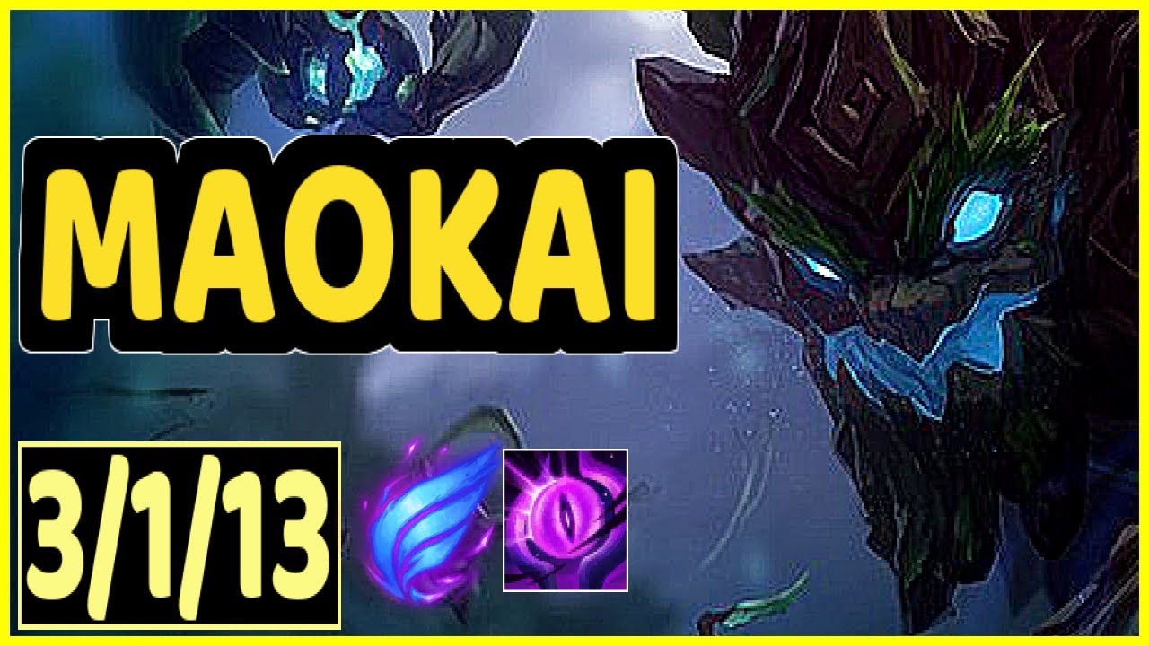 MAOKAI VS NIDALEE - 3/1/13 KDA JUNGLE GAMEPLAY CHALLENGER I