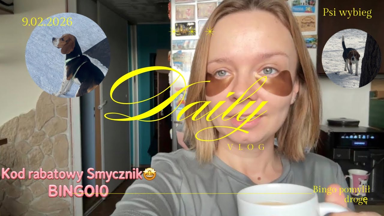 Bingo pomylił drogę. Kod rabatowy Smycznik. Znowu psi wybieg. Mizianko. 9.02.2026