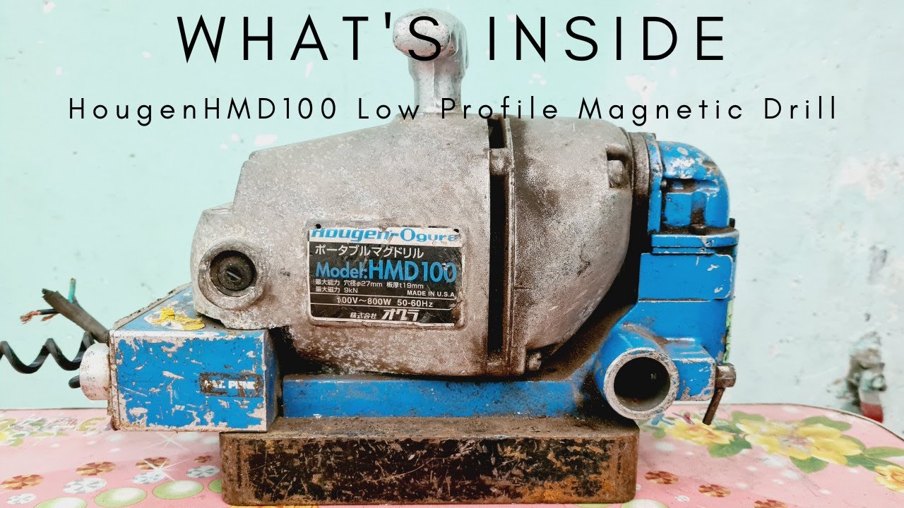 What's inside Hougen HMD100 Low Profile Magnetic Drill