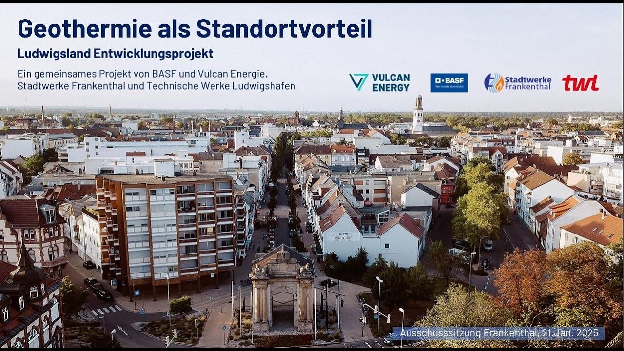 Informationsveranstaltung zu Geothermie am 21. Januar 2025 ab 17:00 Uhr