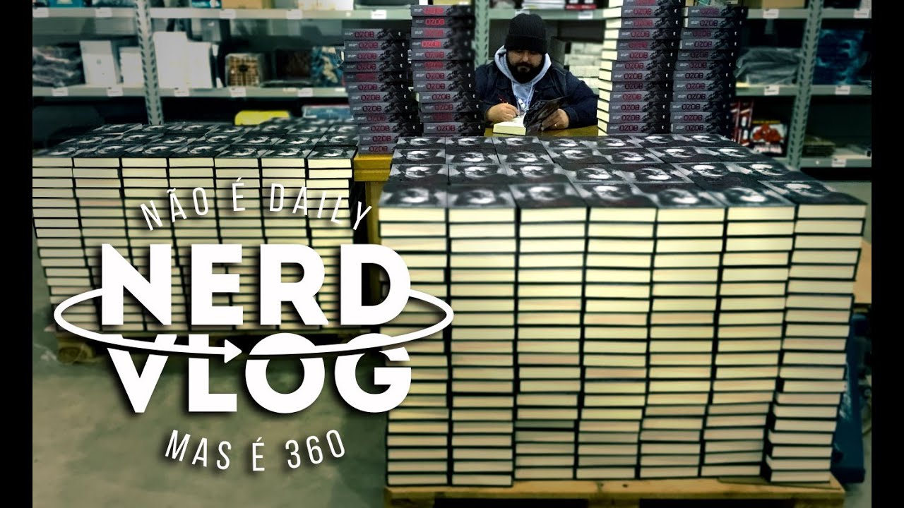 2.000 AUT&Oacute;GRAFOS EM 5 MINUTOS! | NerdVlog 360 Ep.14