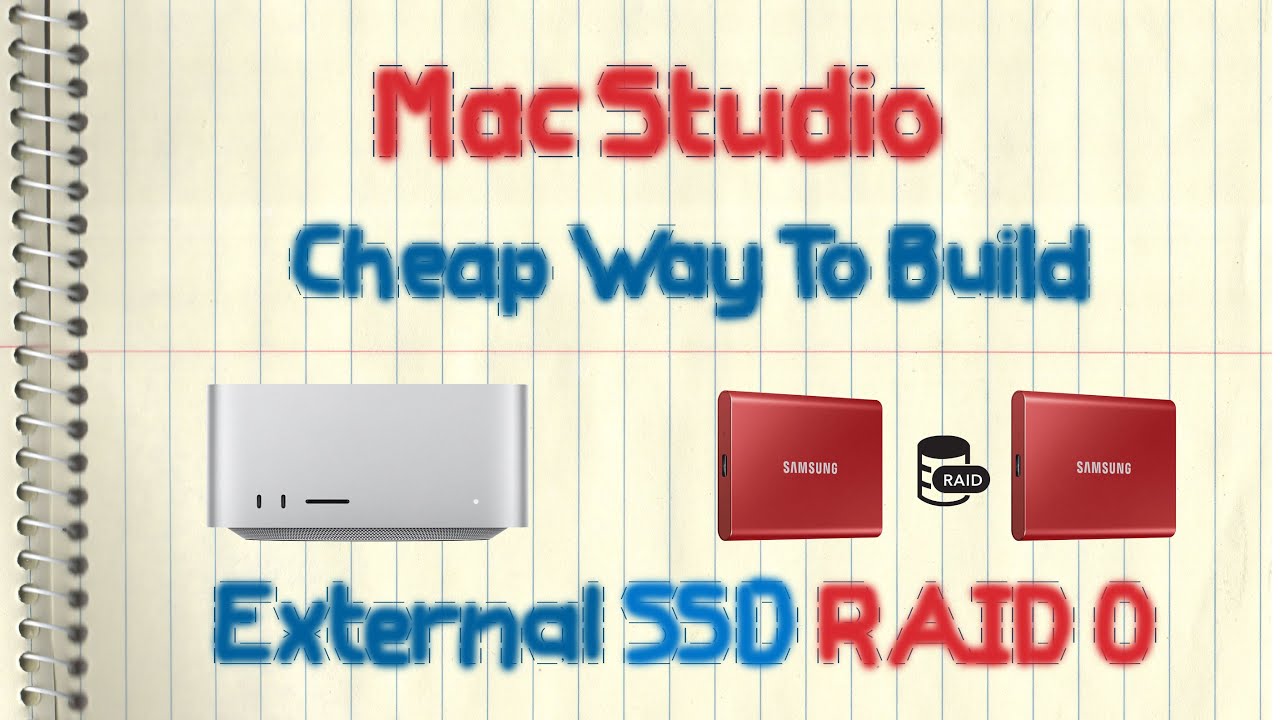Mac Studio - Cheap Way To Build External SSD RAID 0