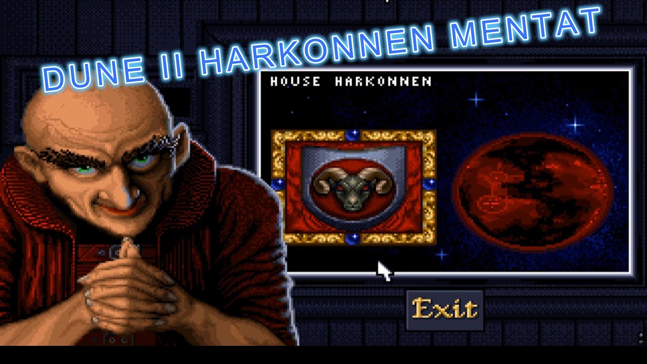 DUNE II HARKONNEN MENTAT presents all buildings and units