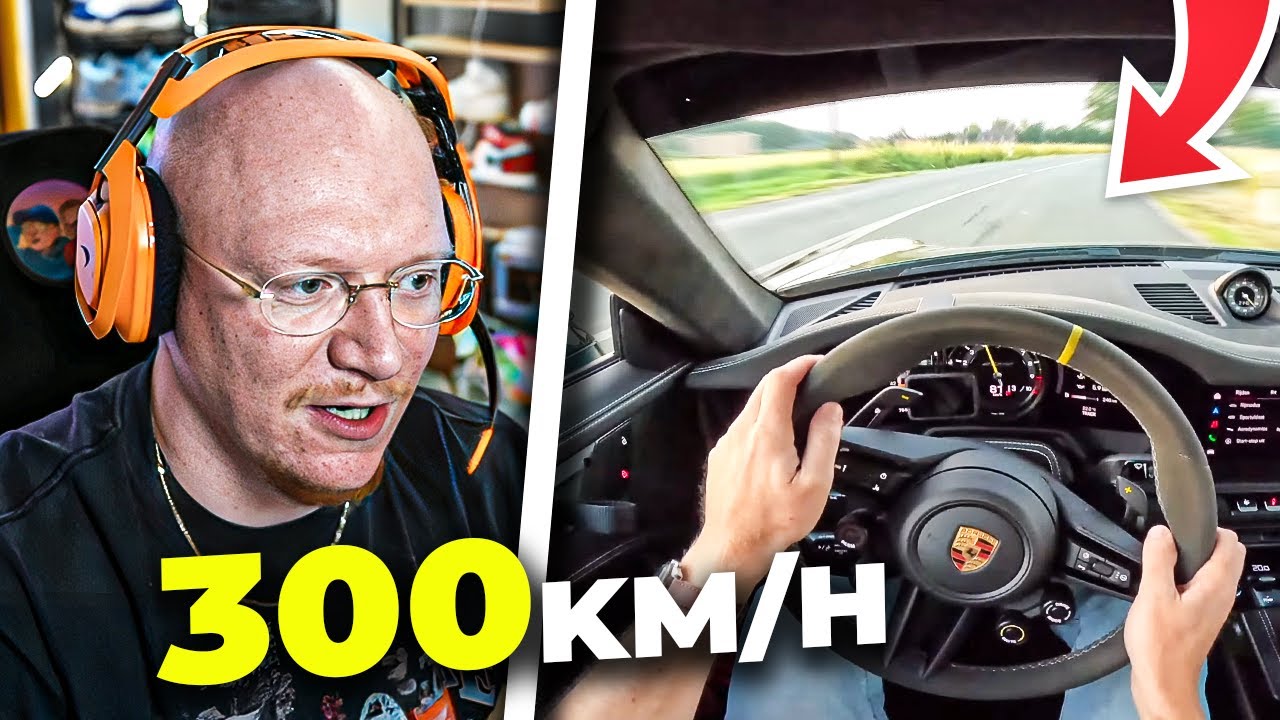 DZINOLD OGLĄDA JAZDĘ 300KM/H SUPERSAMOCHODAMI!