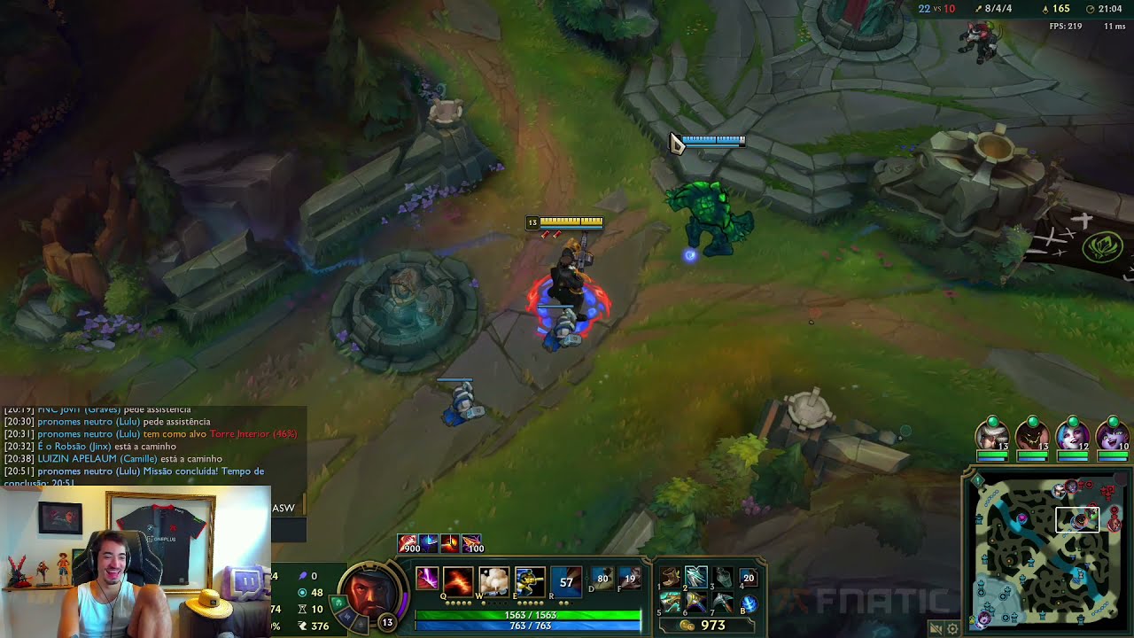 MALPHITE DEIXANDO O RATO EM CHOQUE NA LIVE DO JOVIRONE KKKKKKK