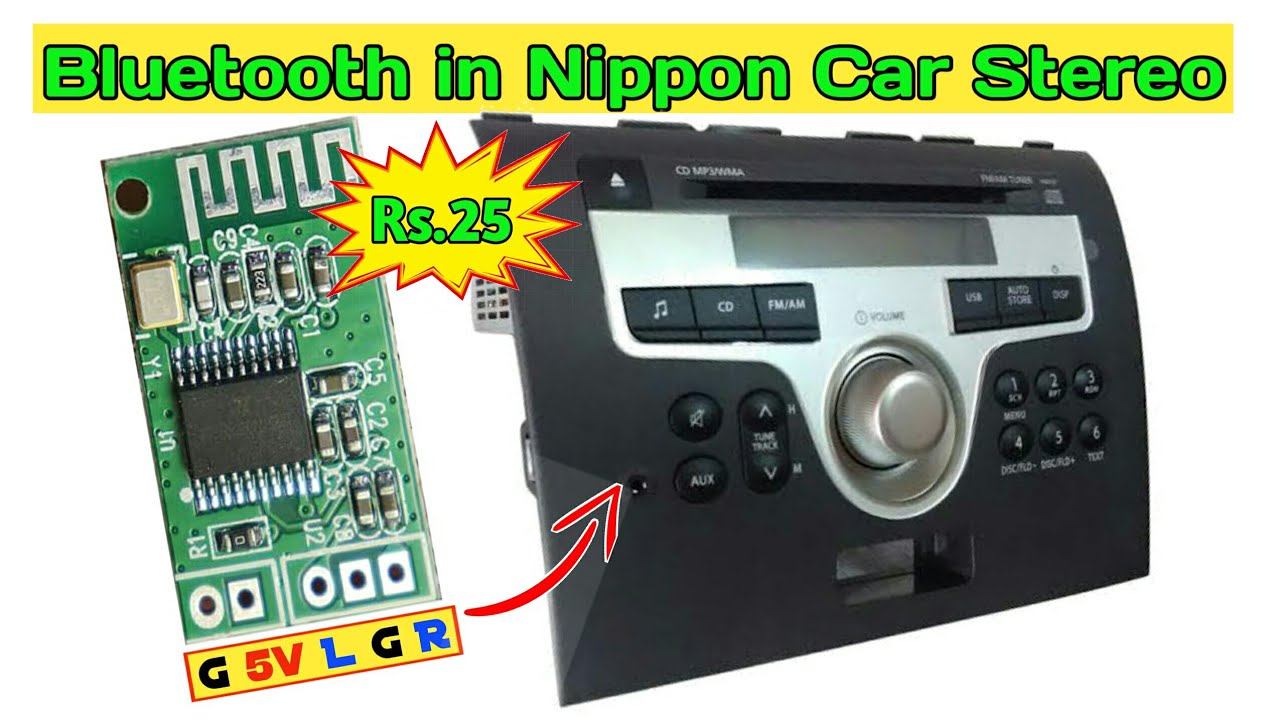 How to add bluetooth in nipoon car stereo Wagonr 2011 bluetooth add ! jvc sony car stereo