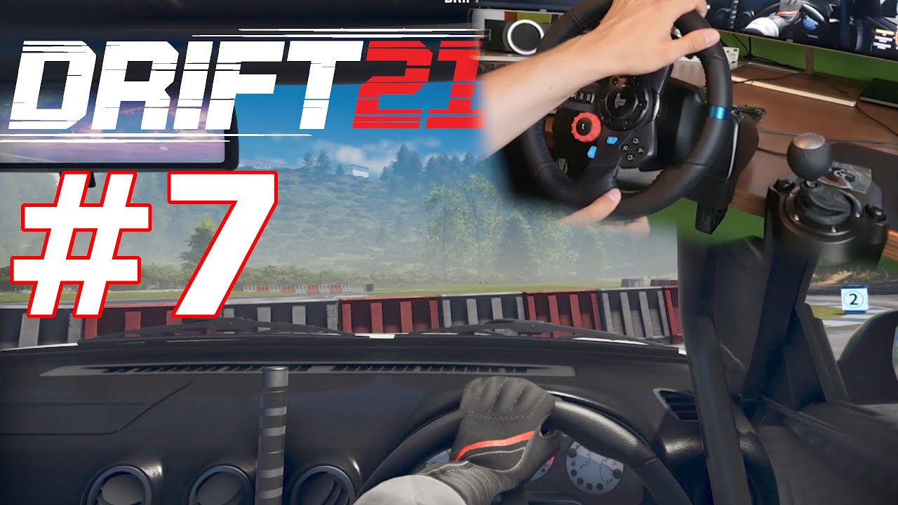 DRIFT21 (#7) - Czy da sie grać na kierownicy? Pr&oacute;by driftowania z Logitech G29