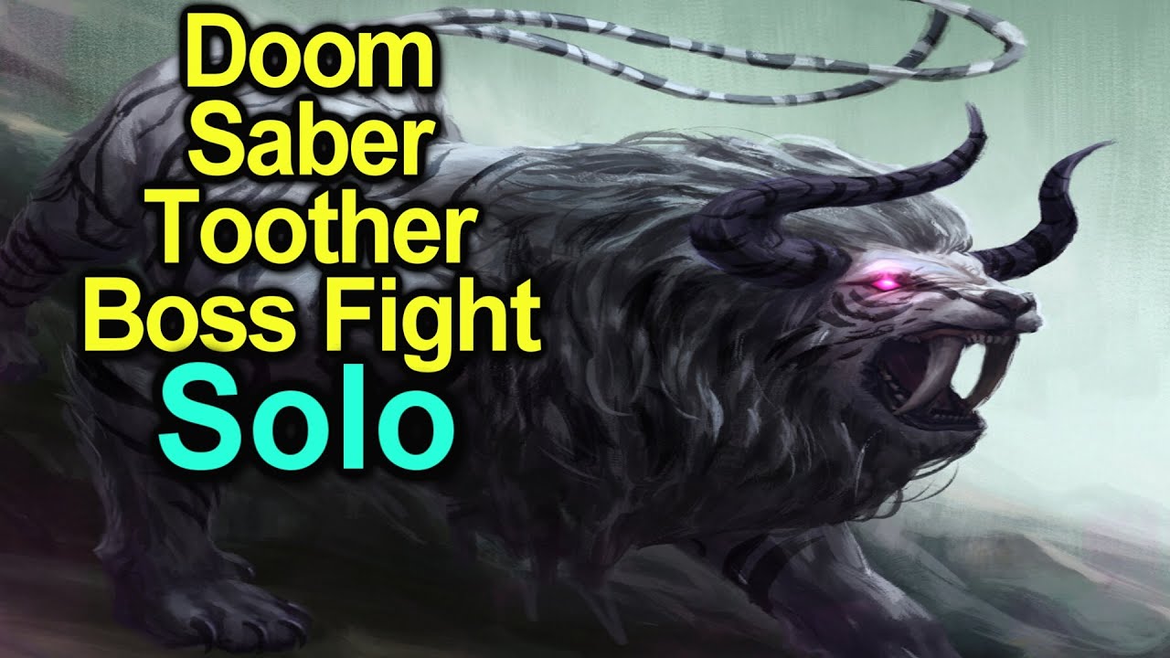 Doom Saber Toothed Boss Fight | Soulmask