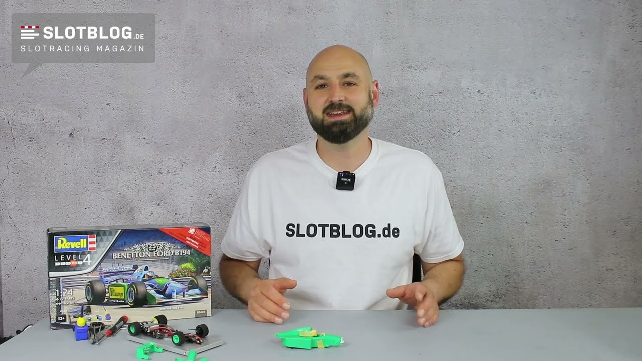 Revell Ford Benetton B194 als Slotcar : Die FahrerfigurTeil 8