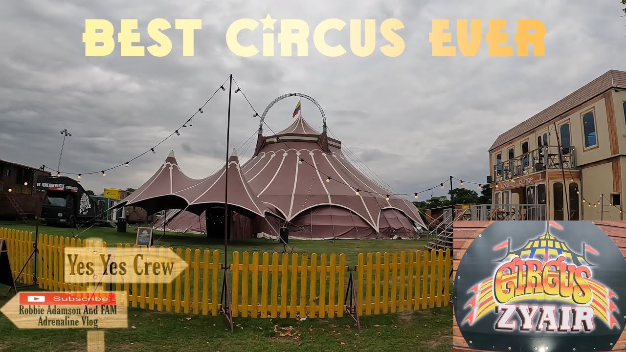 Next Level Circus at Leeds Roundhay Park. Electric atmosphere and Brilliant Family fun. ZYAIR Circus