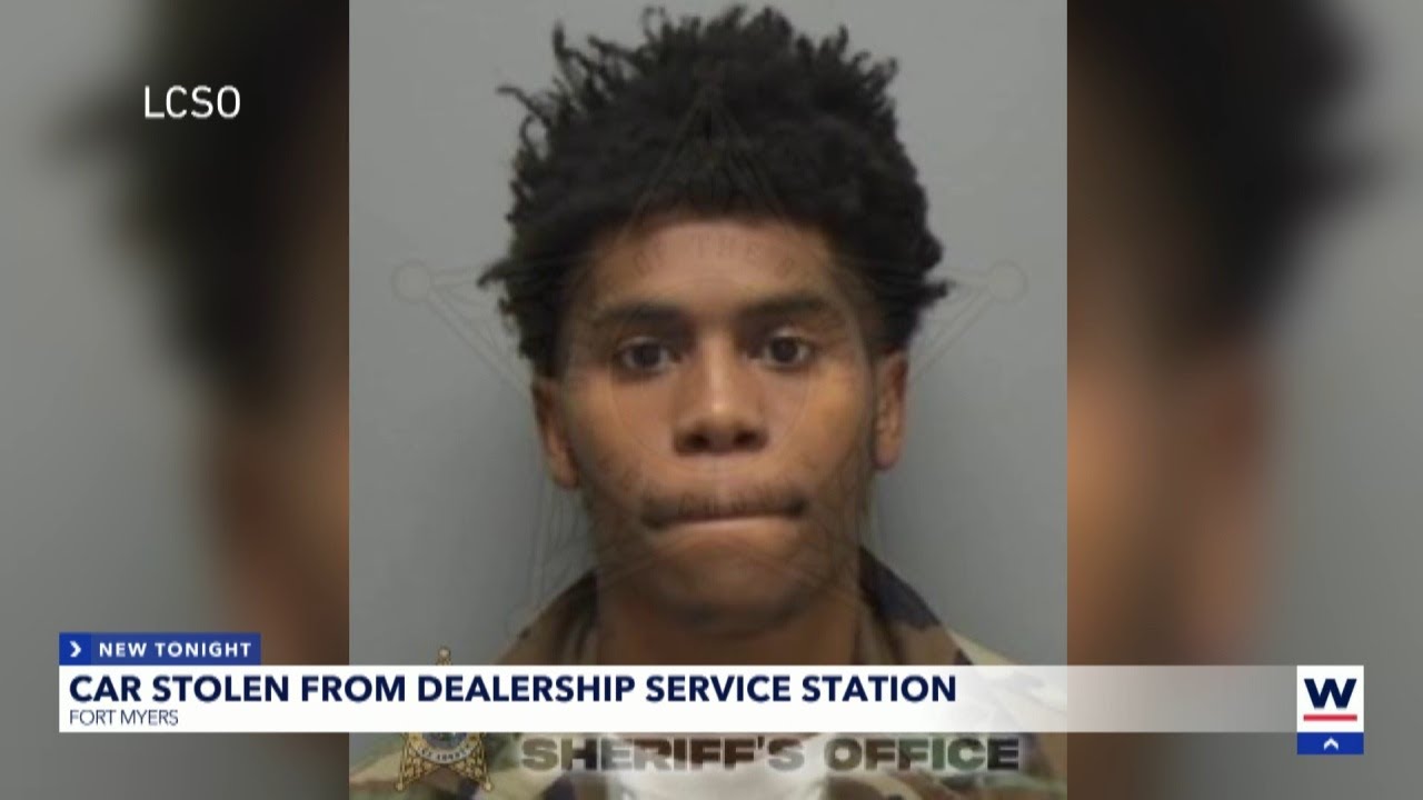 Fort Myers dealership employee caught stealing customer's car from lot
