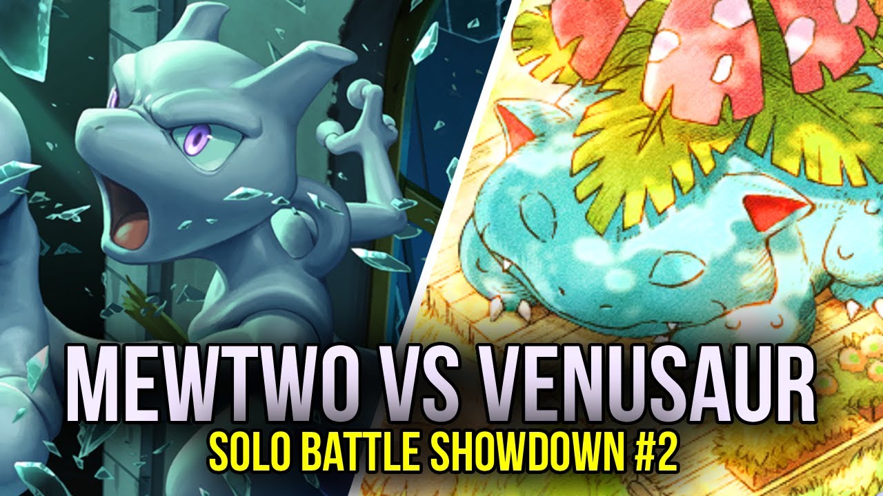 Mewtwo ex vs Venusaur ex | Solo Battle Showdown #2