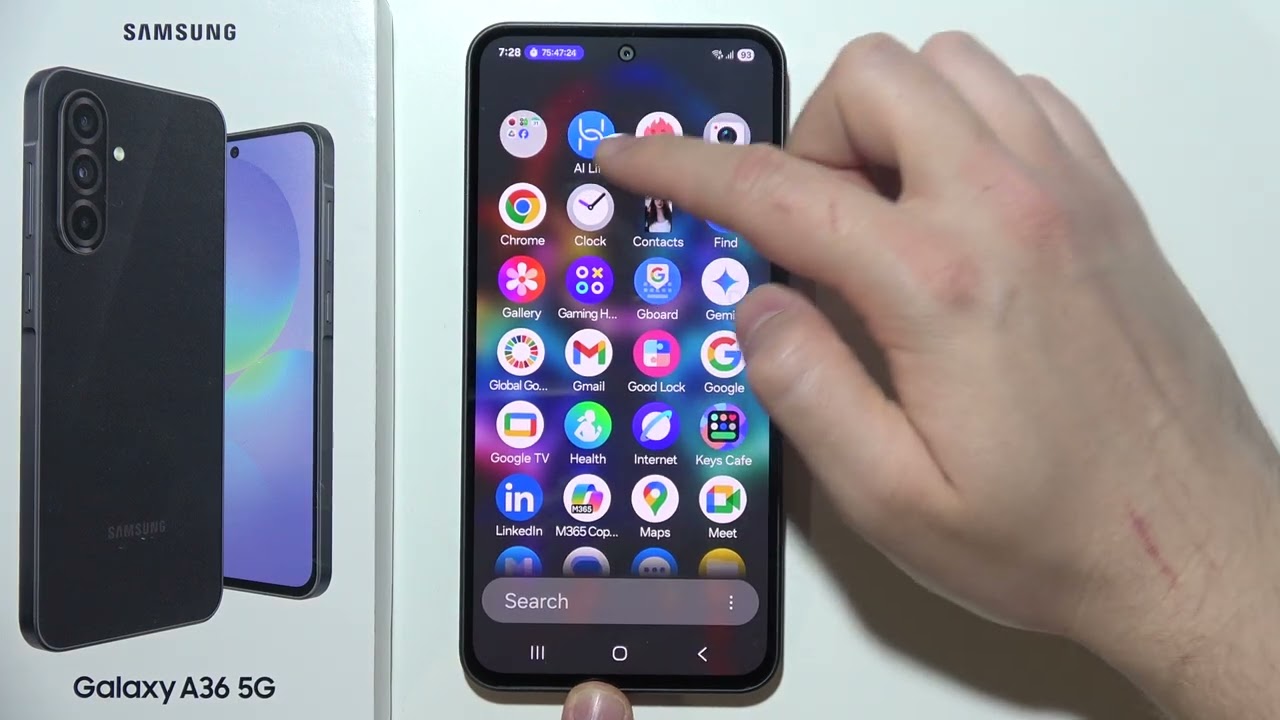 Samsung A36 5G: How to Create Folders in App Drawer