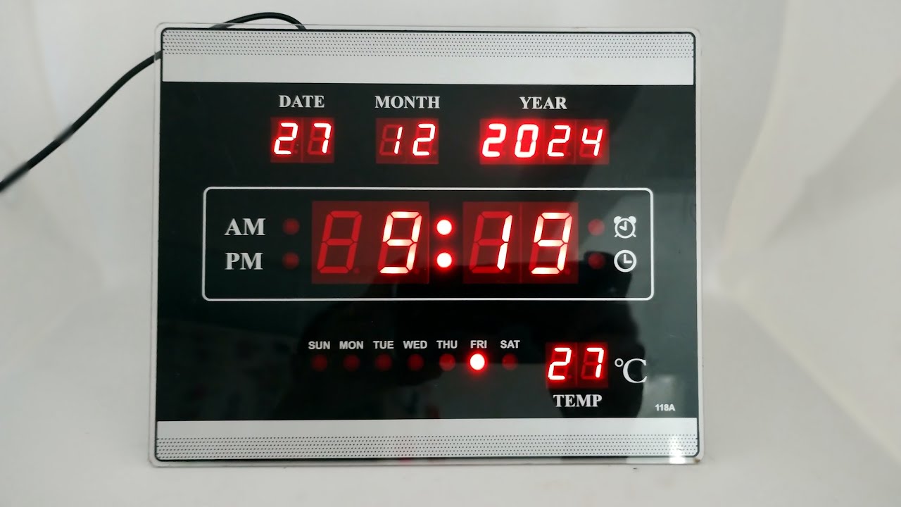 Conserto Relógio de Parede Digital não mostra nada - Retrofit com Raspebrry Pi Pico W