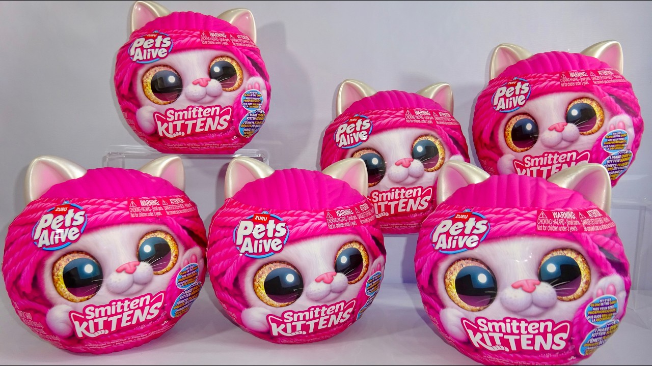 ABRIENDO Zuru Pets Alive Smitten Kittens Sorpresa