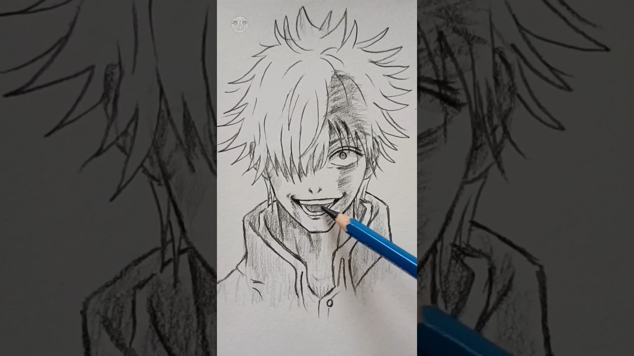 How to draw gojo satoru / Anime drawing