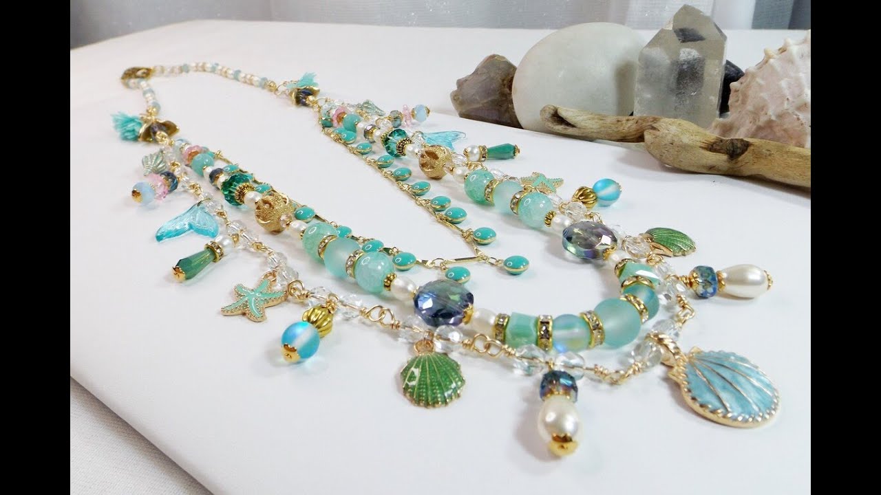 Layered Ocean Themed Necklace Tutorial