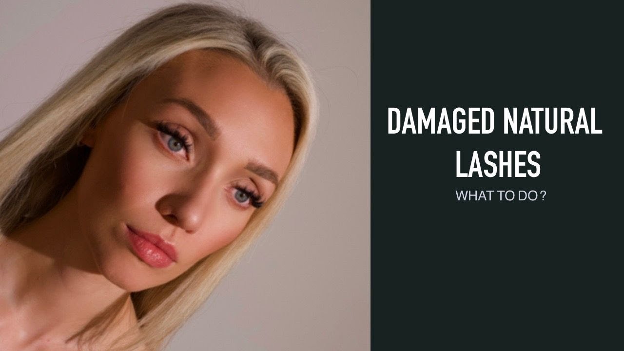 Lashing damaged natural lashes / Over processed lash lift / Curly / Unruly Weak Natural lashes