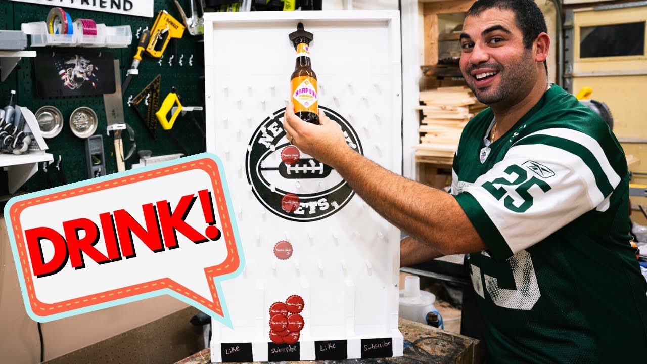 DIY Bottle Cap PLINKO!
