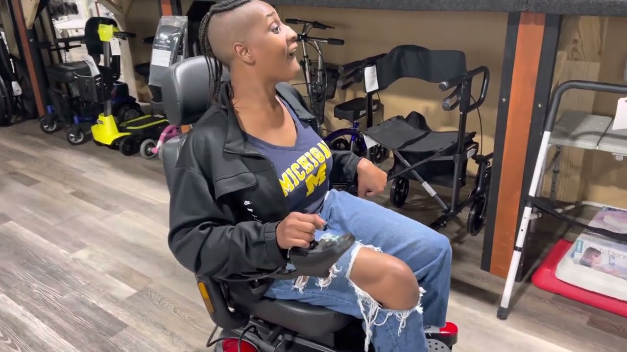 Buzzabout Power Wheelchair customer demo