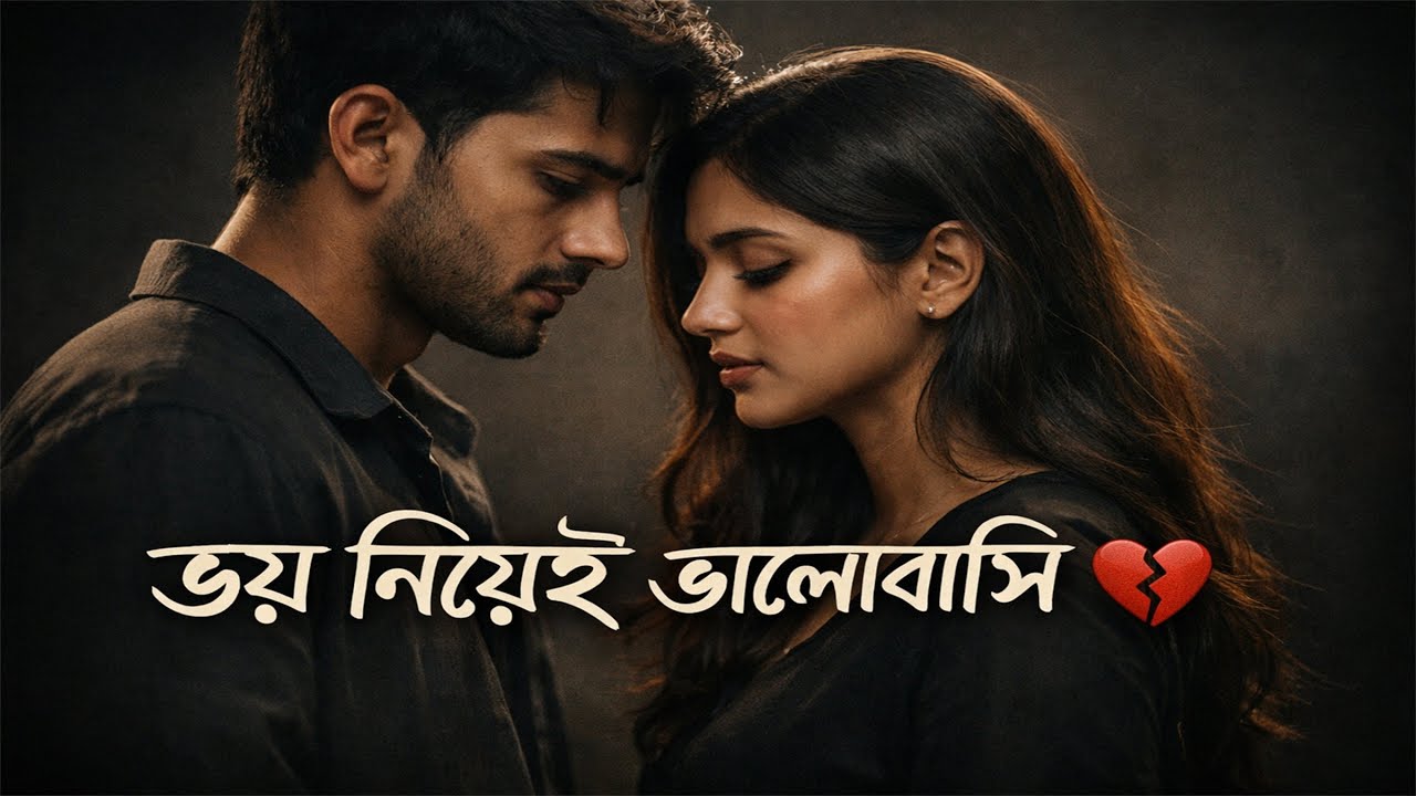 ভয় নিয়েই ভালোবাসি 💔 | Bangla Sad song | Sami Ai Melody