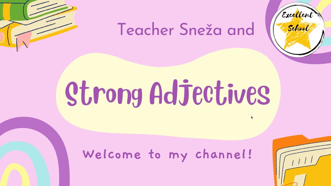 Pridevi koji imaju pojačano značenje | Strong Adjectives