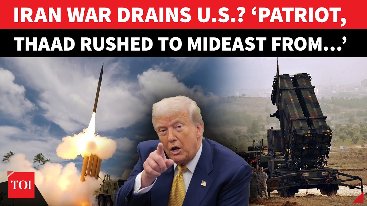 Iran Attacks Devour US Arsenal? Trump ‘FORCED TO RUSH THAAD, PATRIOTS From…’ | Watch