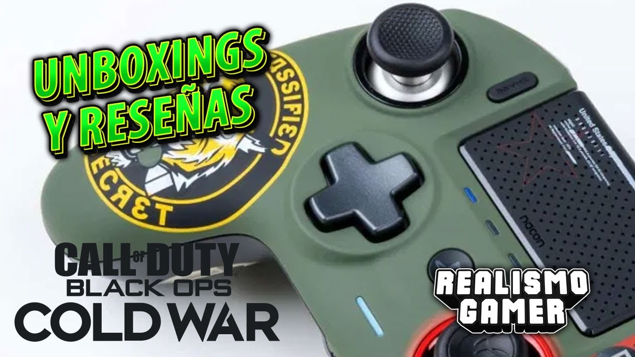 Unboxing y Reseña NACON Revolution Unlimited Pro Controller Edición Call of Duty Black Ops