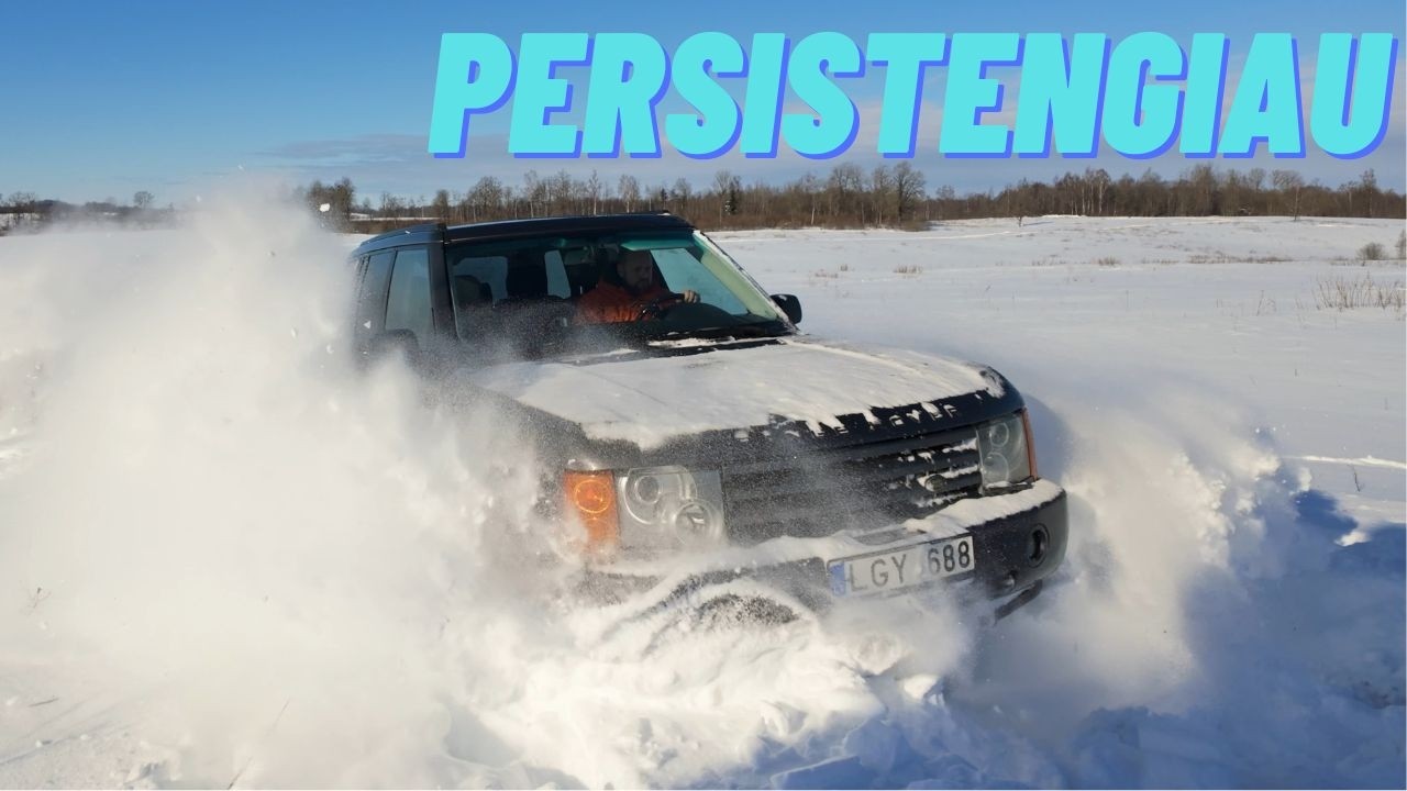 Per daug sniego.. Kibom, strigom, kasėm, lupom - Range Rover L322 td6
