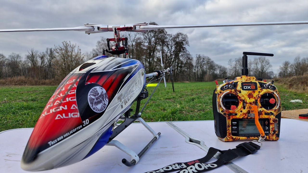 Helicopter rc 3D Align T-Rex 550X  Filharmonia music Predator 2 pilot Marcin  🇵🇱