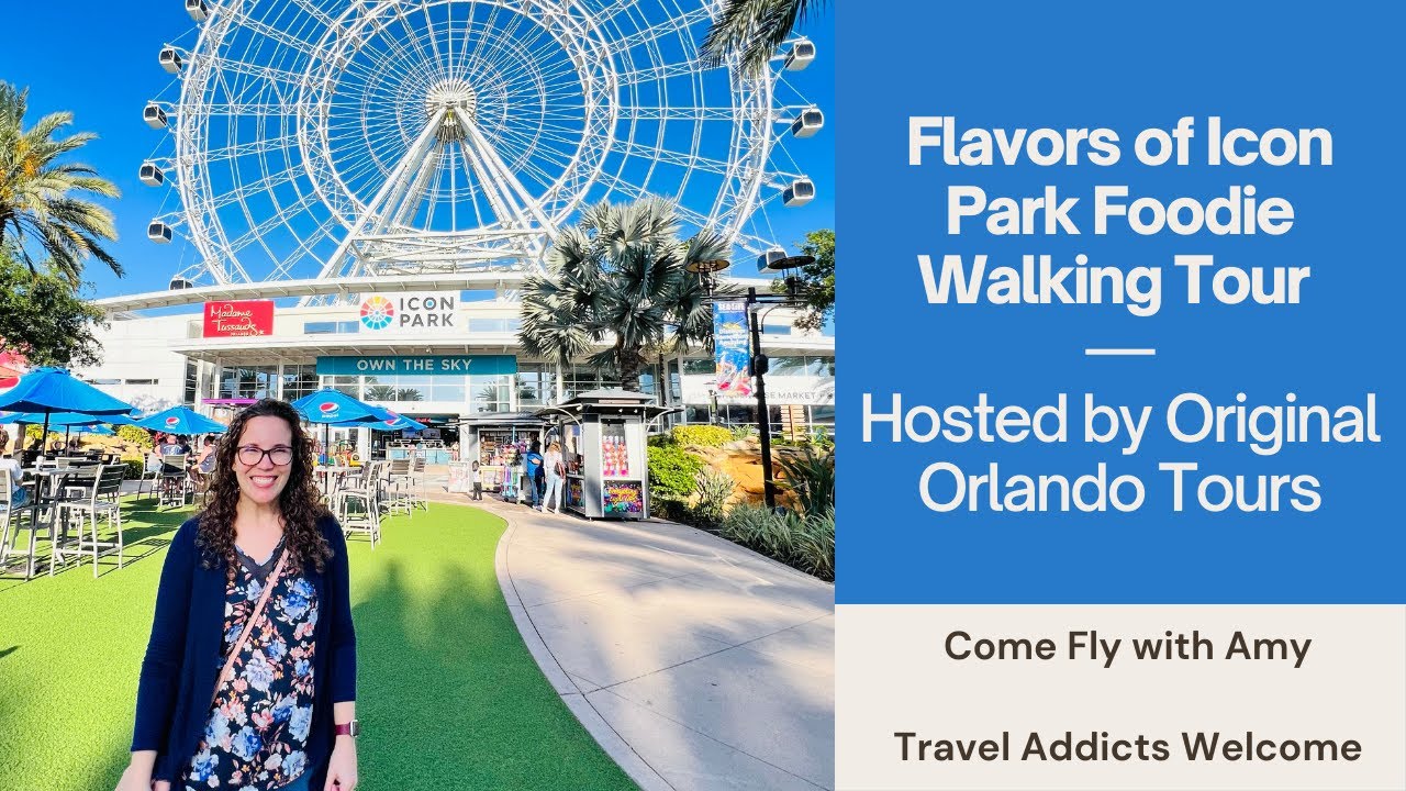 Flavors of Icon Park Food Walking Tour | Icon Park Orlando | Orlando Florida | Icon Park Vlog 2022