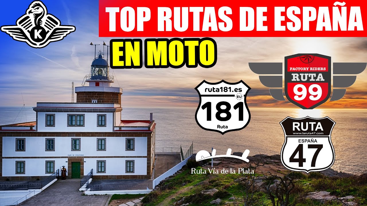 Las Mejores RUTAS MOTERAS de ESPAÑA que QUIERES HACER! - Con Pasaporte