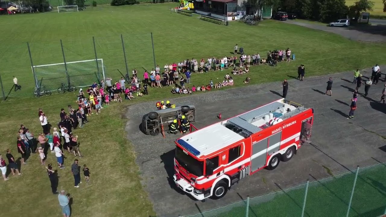20230624   SDH Kamenné Zboží 150 let   03 zásah dron