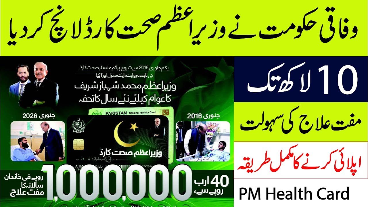 PM Health Card 2026 | Free Treatment up to Rs 1 Million for Every Family | Prime Minister Sehat Card