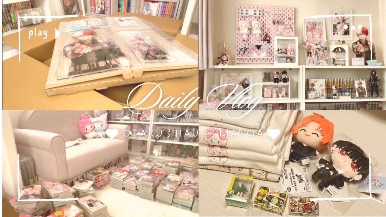 vlog | 本棚整理📖と部屋の模様替え🎀⑅︎* | 購入品紹介 | 社会人オタクの日常🧸 | 心地の良い部屋づくり