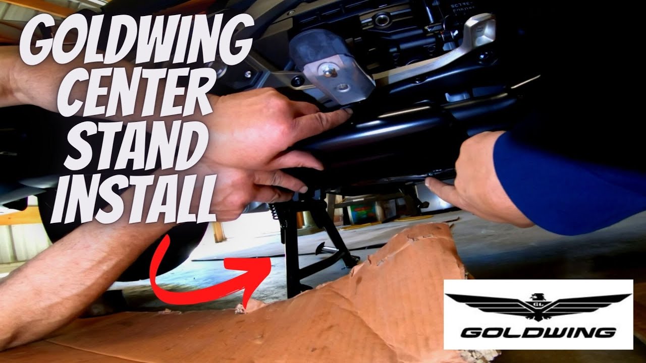 NEW 2018 GOLDWING CENTER STAND INSTALL !!!