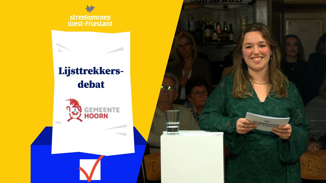 Terugkijken: Eerste Lijsttrekkersdebat Hoorn