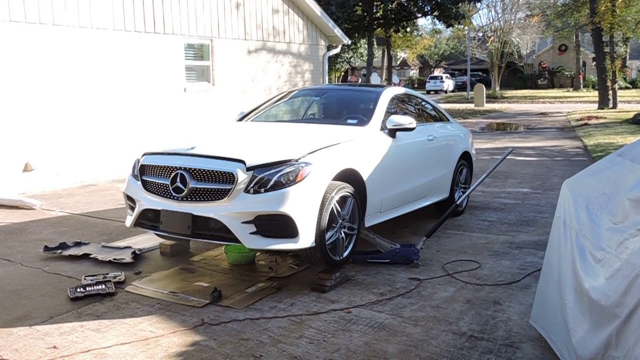 2018 Mercedes Benz E400 (W213 C238): Oil Change Step by Step Procedure