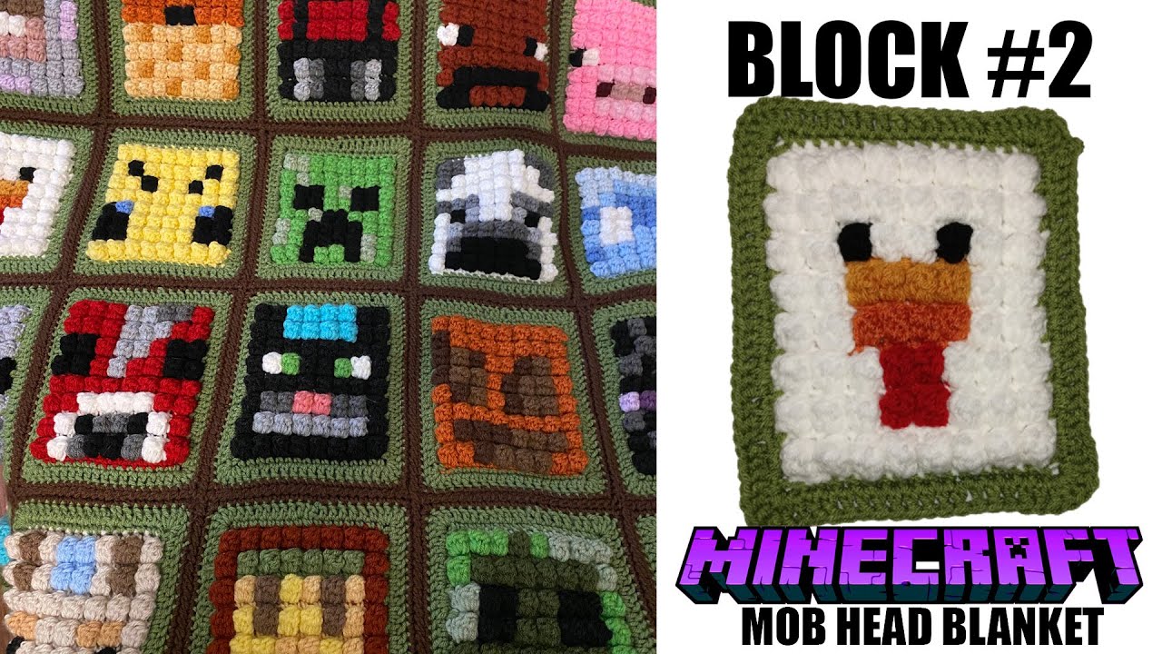 Создаём головной убор моба Minecraft: Блок 2: Курица