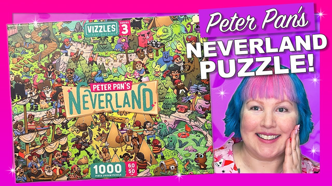 Vizzles Series #3 - Peter Pan&rsquo;s Neverland search-and-find jigsaw puzzle!