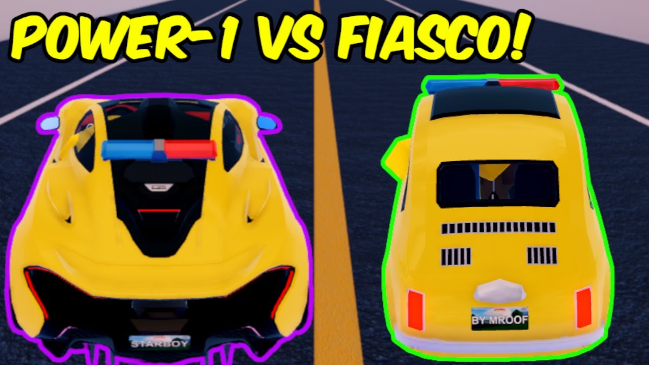Is Power-1 FASTER than Fiasco??? | Roblox Jailbreak